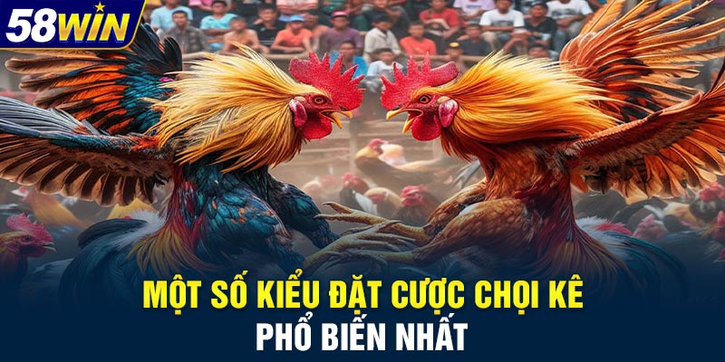 Một số kiểu đặt cược chọi kê phổ biến nhất